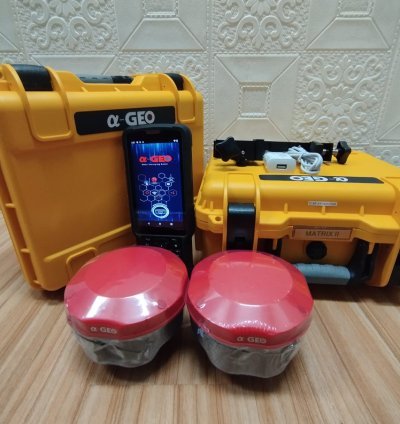 GPS Geodetik Alpha GEO Matrix II Lite IMU 120 Derajat Internal 15 KM