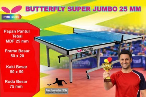 Tenis meja pingpong merk BUTTERFLY