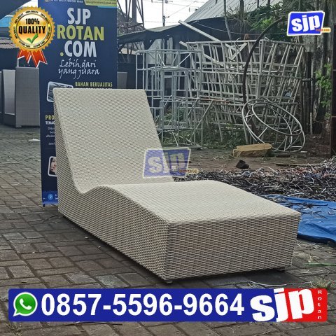 pengrajin sunbed sun lounger model bambe